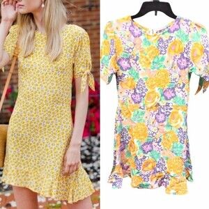 Faithfull the Brand Daphne Floral Mini Dress